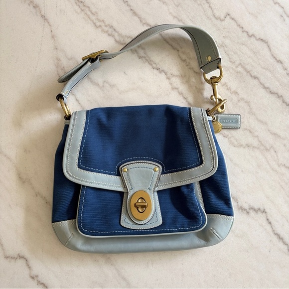 Coach Handbags - Coach Legacy Ali Slim Flap Turn Lock Shoulder Bag